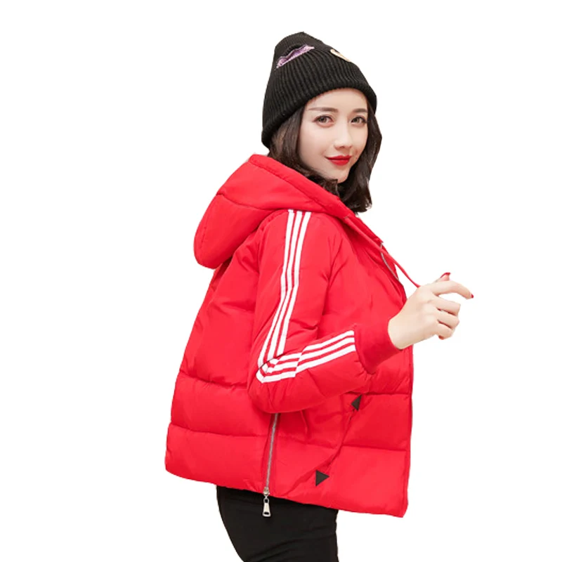 New Winter Jacket Women Fashion Coat Padded Solid Hooded Jacket Outwear High Quality Slim Parka Women's Clothing