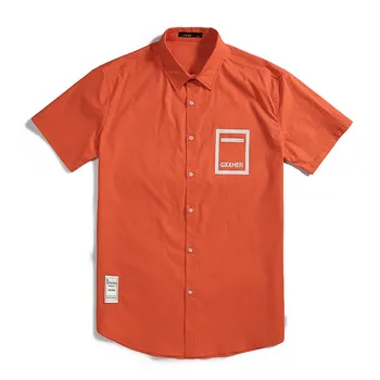 

2019 New Brand Men Shirt 6XL 7XL Loose Short Sleeve Oxford Shirts Casual 100% Cotton Mens Social Shirts Chemise Homme