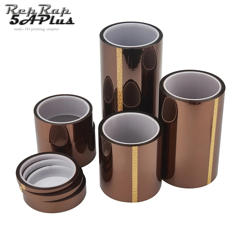 1PCS 100mm 150mm 200mm x 33m Heat Resistant Polyimide Kapton Tape High Temperature Adhesive Insulation for 3D Printer Reprap 1PCS 100mm 150mm 200mm x 33m Heat Resistant Polyimide Kapton Tape High Temperature Adhesive Insulation for 3D Printer Reprap