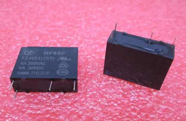 Реле HF46F 12 HS1 012 В в пост. Тока 5 А 250 перем. Тока|Реле| |