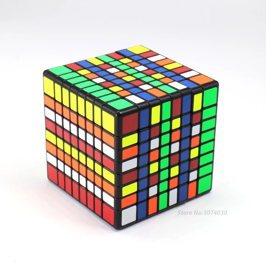 Moyu 8x8x8 волшебный куб 8 слоев головоломки 8x8 черный Stickerless Neo Cubo Magico 8*8*8 игра, развитие игрушки для детей