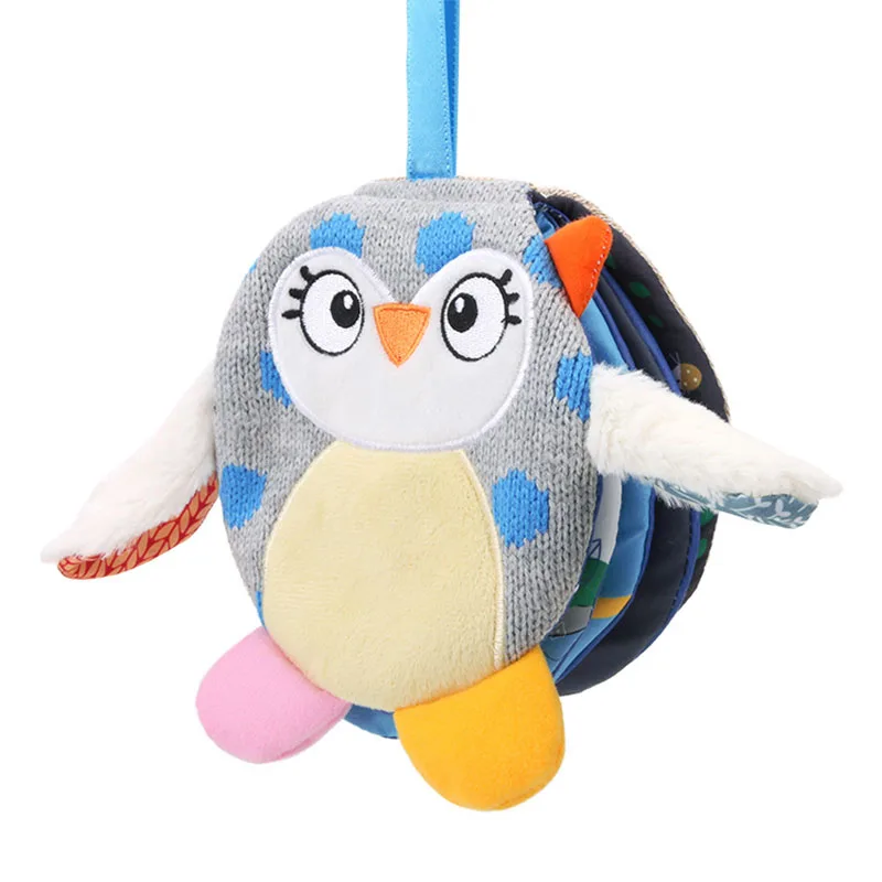 Cartoon cute owl cloth book tearing rotten baby bedtime good night story book parent-child interaction intellectual development Cartoon cute owl cloth book tearing rotten baby bedtime good night story book parent-child interaction intellectual development