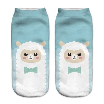 

RUNNING CHICK sheep print new 3d digital printing socks 2018 new magic socks