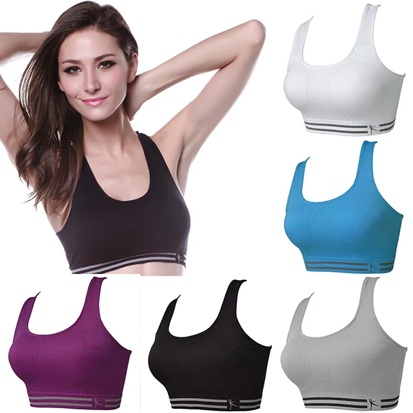 Women font b Sports b font font b Bra b font Seamless Gym Walk Lace Leisure