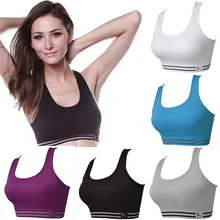 Women Sports Bra Seamless Gym Walk Lace Leisure Underwear Tank Crop Top Vest Drop Shipping