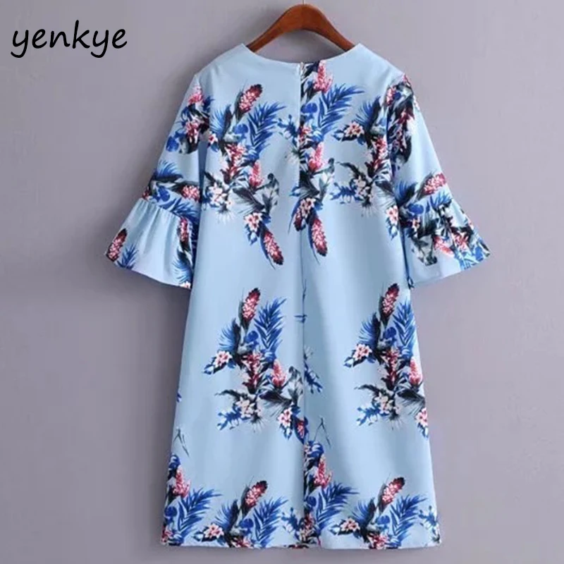 Сладкий Для женщин Boho с цветочным принтом праздничное пляжное летнее платье