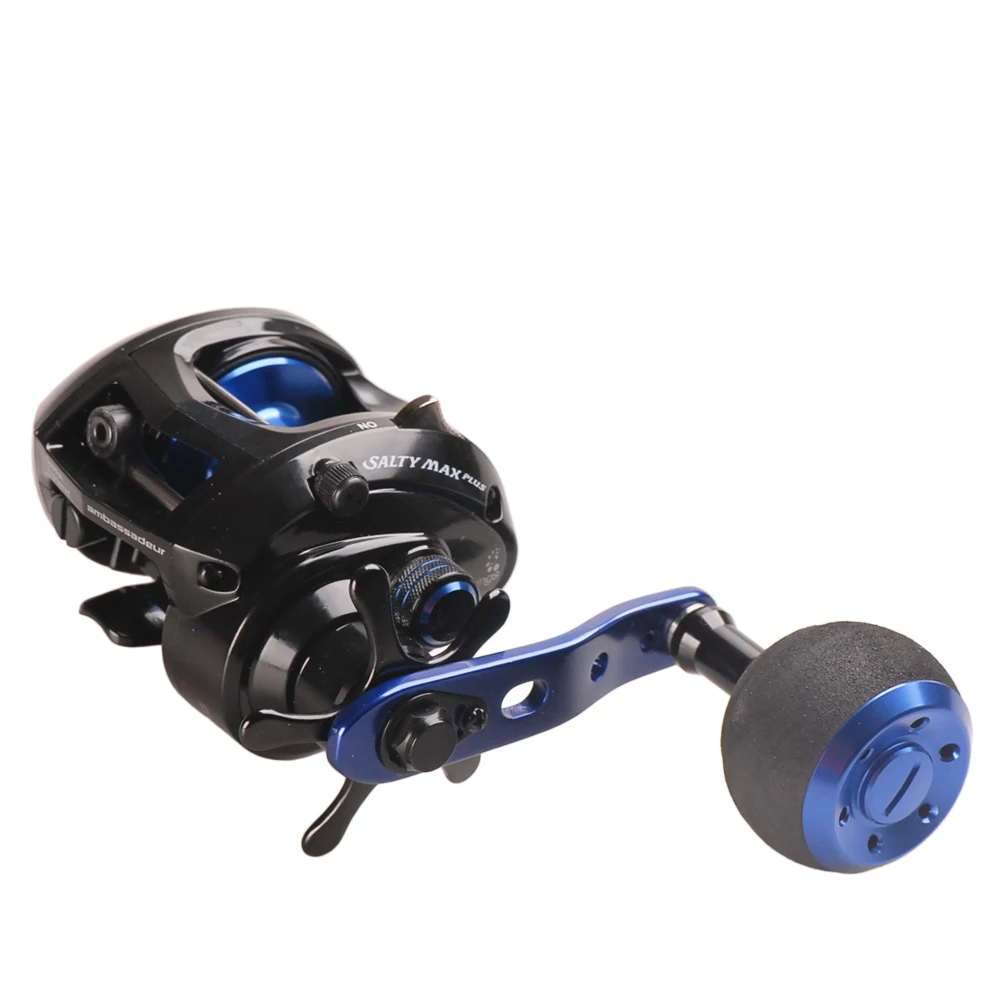 Abu Garcia SALTY MAX PLUS Baitcasting Reel Left or Right 3BB 6.2:1 Saltwater Baitcast Fishing Reel Carretilha De Pesca Peche
