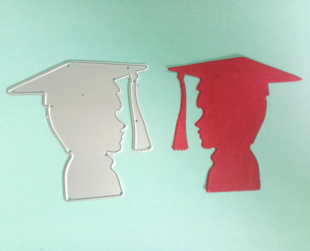 

Graduate Profile Metal Cutting Dies Stamp Stencil for DIY Scrapbooking Photo Album Embossing Decorative Craft Die
