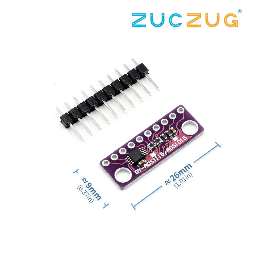 

1PCS ADS1015 12 bit precision analog-to-digital converter ADC development board