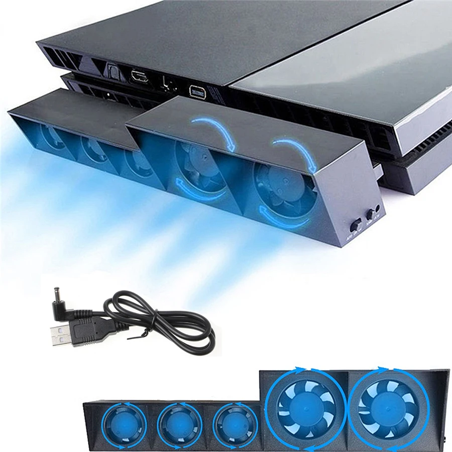 USB вентилятор охлаждения для видеоигр подставка под контроллер температуры