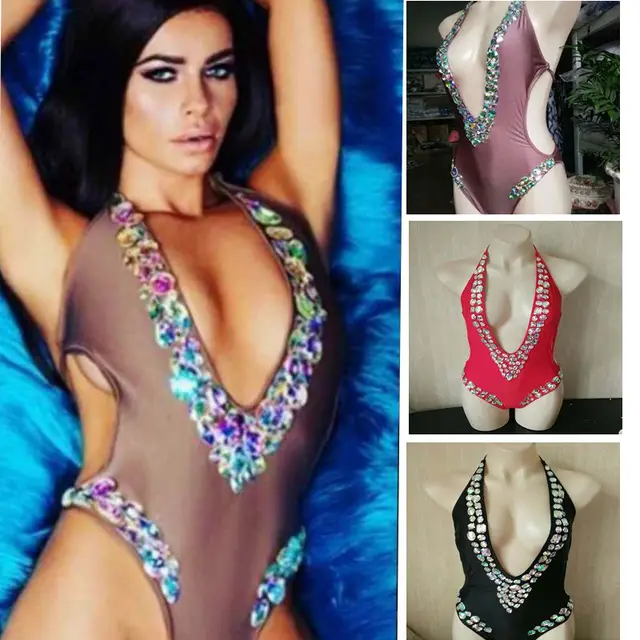 Nueva Baño Vacaciones Las Diamantes Bikini De 2018 Playa Venus Sexi Cristal Imitación Traje Bañador Última Llegada b7yYf6g