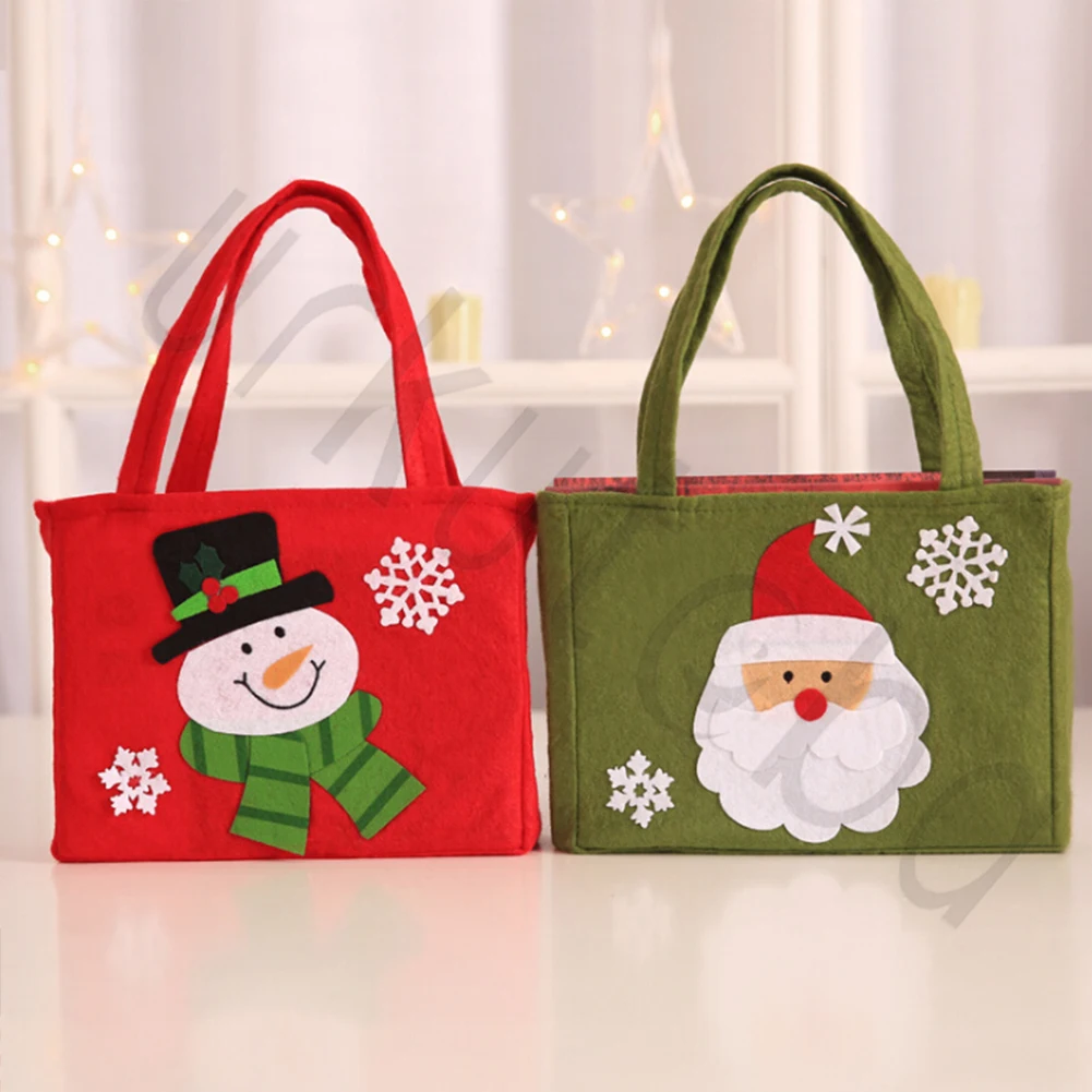 Великобритания Снеговик Лось Санта Клаус Конфеты подарочные сумки Сумочка с Рождеством посылка