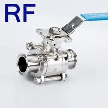 RF 1," SS316L Высокая платформа-удерживания 3 шт. Тип шаровой клапан санитарный трехзажимных втулок Тип для домашнего пивоварения дневник