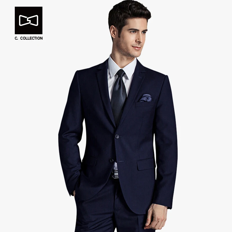 Деловой пиджак мужской смокинг Slim fit Классические Костюмы Блейзер Модный деловой