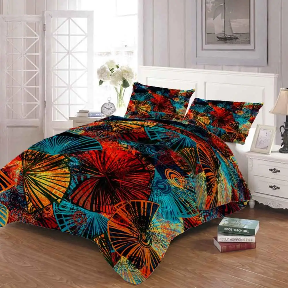 

Abstract painting Bedding Quilt Cover Duvet Cover Set Pillowcase Microfiber Soft Comforter Bedroom Single Queen King sale