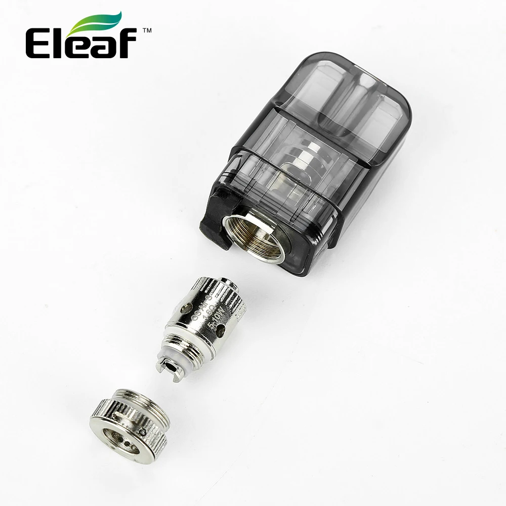 

100% Original Eleaf iTap Pod Cartridge 2ml Capacity with GS Air S 1.6ohm coil for Eleaf iTap Pod Start Kit E-cigs Vape vs ijust