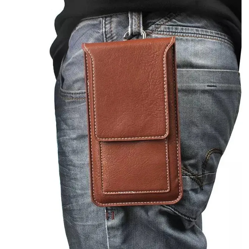 

3 Colours Belt Clip Holster Bag Hook Loop Magnetic Pouch Phone Cover Case For samsung galaxy a5 2016 s7 edge j7 5.5" Below