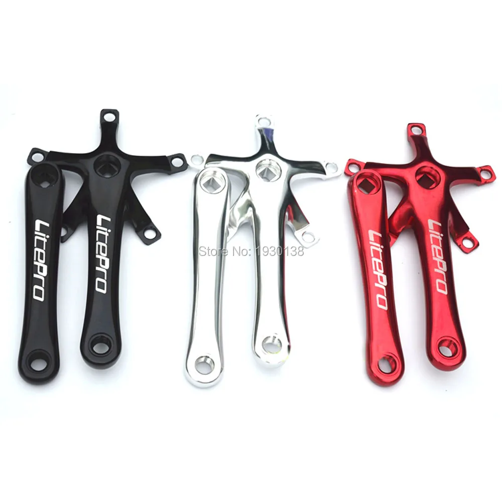 

Litepro Single speed BMX Chainwheel Aluminum Alloy Crank chain wheel 170mm BCD130 square taper folding bike crank set