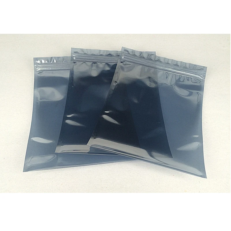 250 ESD Anti-Static Shielding ZIP LOCK Bags 2.8" x 4"_70 x 100mm_USABLE SIZE 