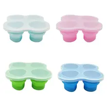 Детский контейнер для еды складной ящик для хранения телескопический складной силиконовый Снэк