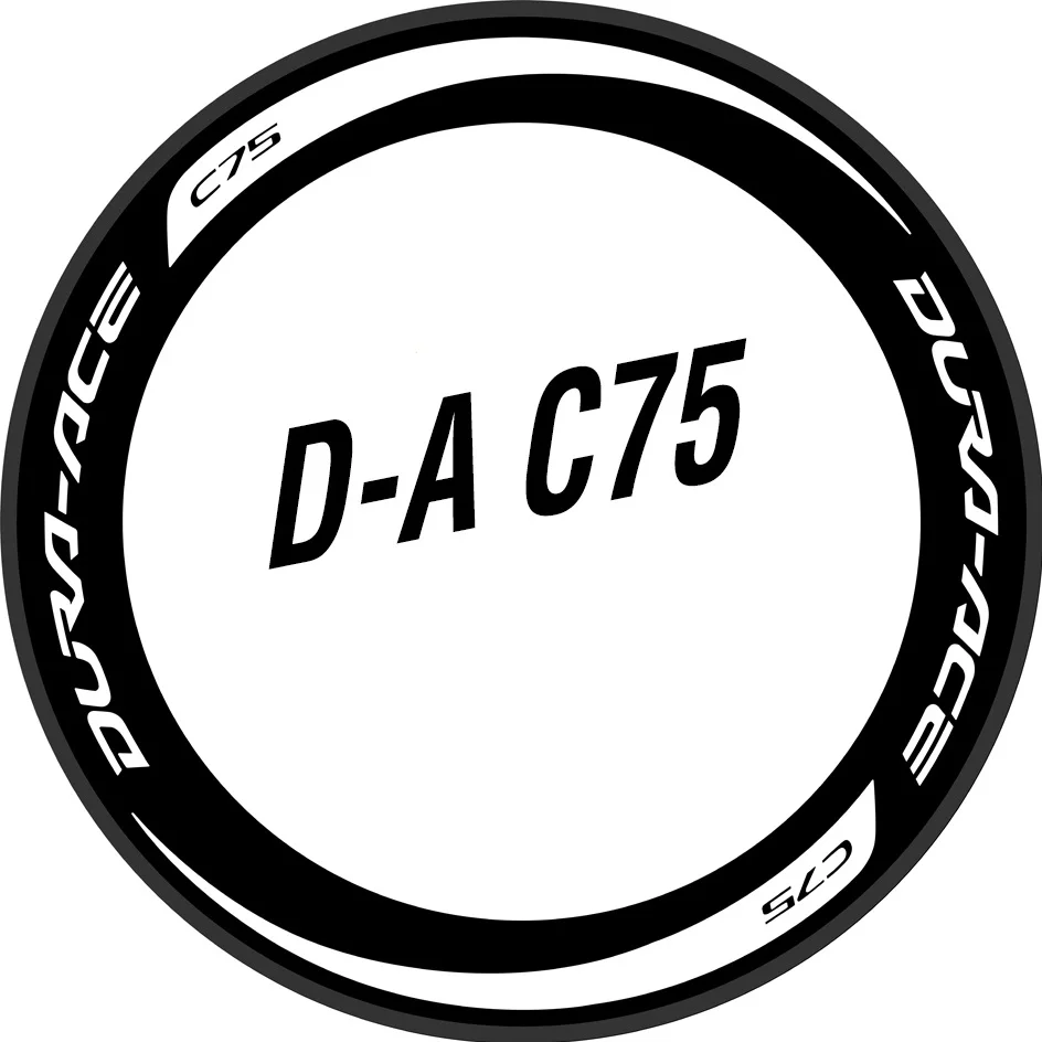 

Two Wheel Set Stickers for DURA ACE DA C75 DA9000 for Road Bike Carbon Wheel Race Cycling Bicycle Sticker Decals