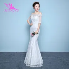 AIJINGYU,, новинка,, дешевое бальное платье со шнуровкой на спине, вечерние свадебные платья, свадебное платье WK355