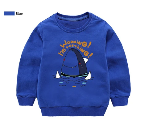 Пуловер для маленьких девочек и мальчиков; свитер; детская одежда с героями мультфильмов; детские толстовки для девочек; свитер для мальчиков; весенне-осенние Топы - Цвет: Blue