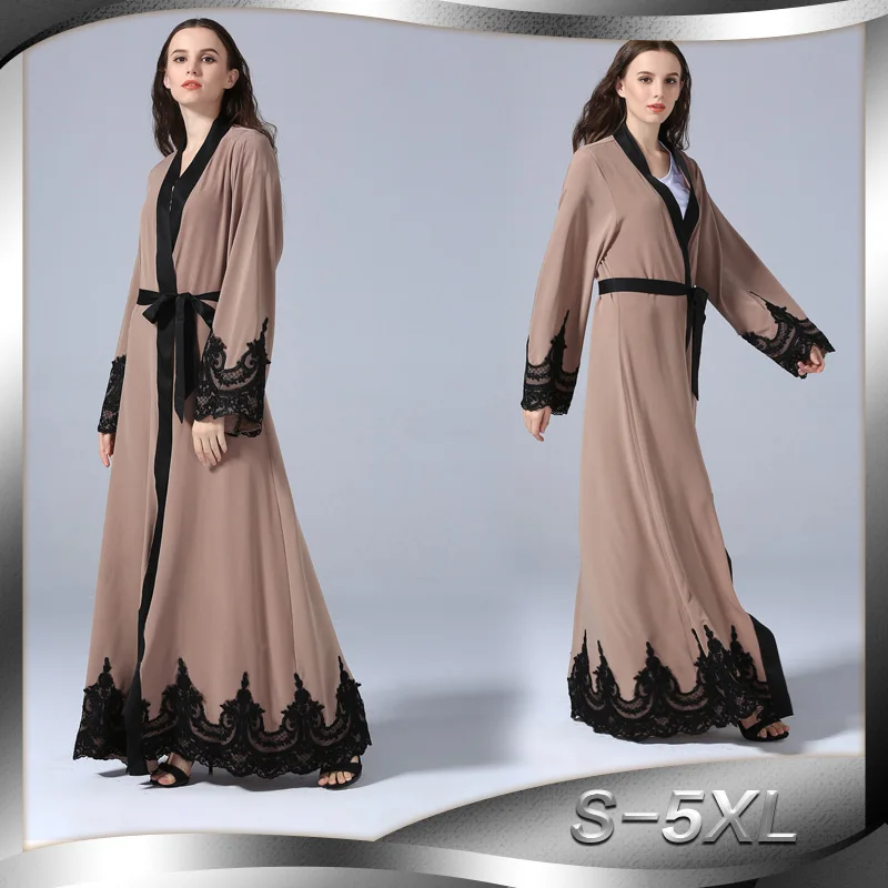 Fashion Muslim Embroidered Robe Turkey Casual Cardigan Islamic Long Cardigan Dress 1545-in Islamic Clothing from Novelty & Special Use on Aliexpress.com | Alibaba Group