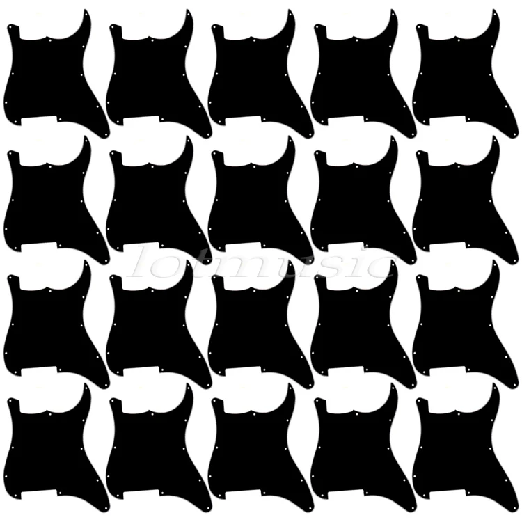 20*Black 3ply Guitar Pickguard Blank/Outline Scratch Plate for Strat replacement 20*Black 3ply Guitar Pickguard Blank/Outline Scratch Plate for Strat replacement