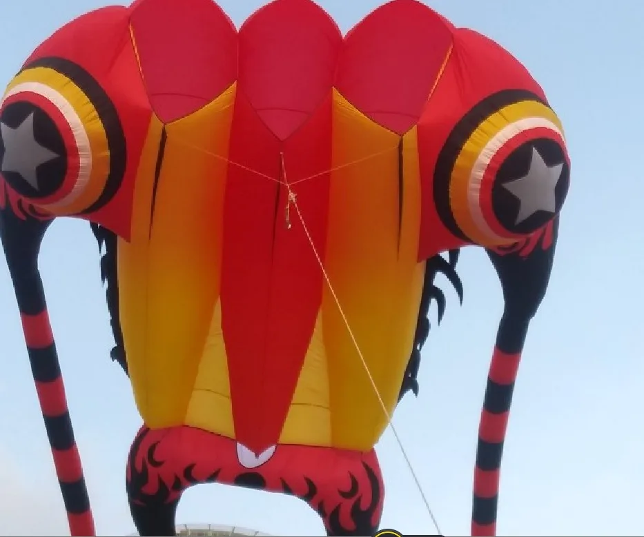 

cometas infantiles 3d single line kite giant games rainbow kite trilobite animal kite ripstop nylon windsack inflatable kite