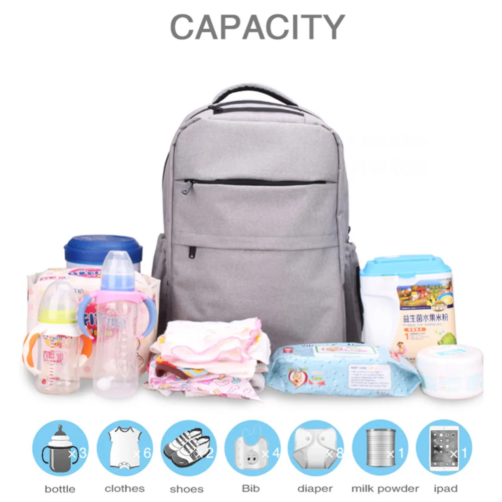 

2017 Fashion High Quality Maternity Mummy Handbag Nappy Bag Large Capacity Diaper Travel Backpack Nursing Bag