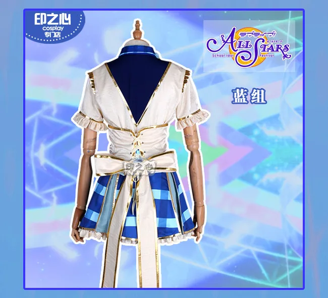10-летняя группа поддержки LoveLive! Символ школьного фестиваля всех звезд сиф Косплей Костюм Хэллоуин Униформа Платье для выступлений на сцене s-xl