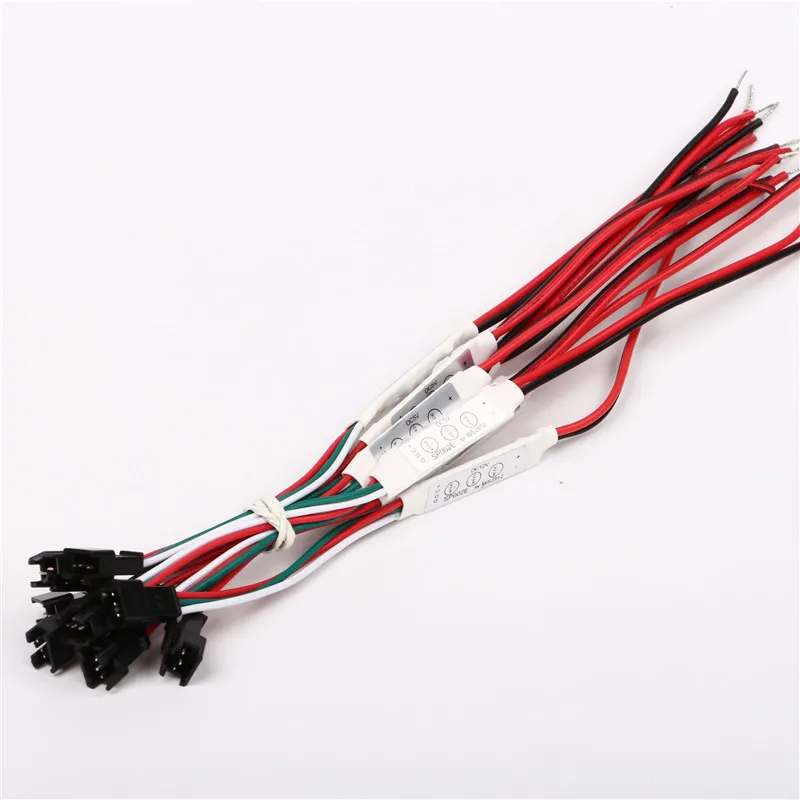 DC 5 в 12 В 24 мини 3key RF 14key 21key Pixel Strip контроллер для WS2812B WS2811 WS2812 SK6812 UCS1903 Lamp|Диммеры| |