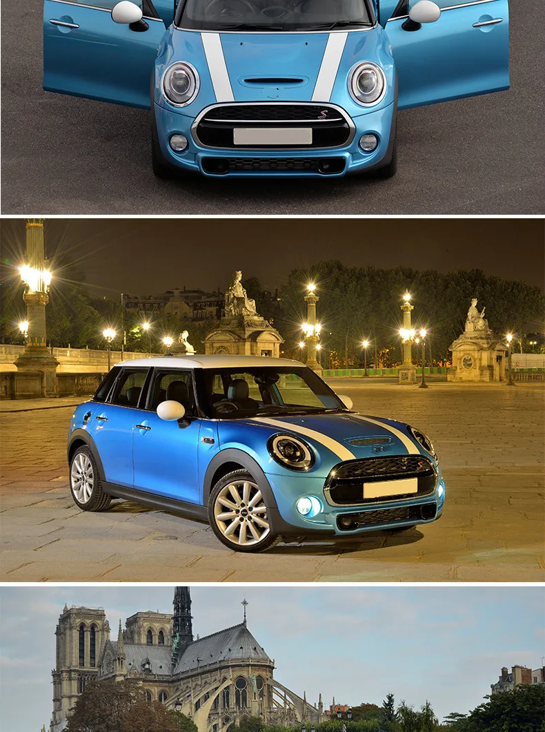 Автомобиль Стайлинг для Mini Cooper f55 F56 Обложка Потяните цветок модификации Двигатели для автомобиля тянуть бар Стикеры Двигатели для автомобиля ралли Наклейки автомобиля стиль