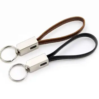 

200pcs/lot Charge Cable For iPhone 7 6 X XS Max Cord Keychain Micro USB Cable For Samsung USB Type C Charging Wire