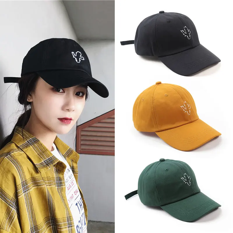 

Cactus Baseball Cap Embroidery Dad Hat Women Adjustable Casual Snapback Hat