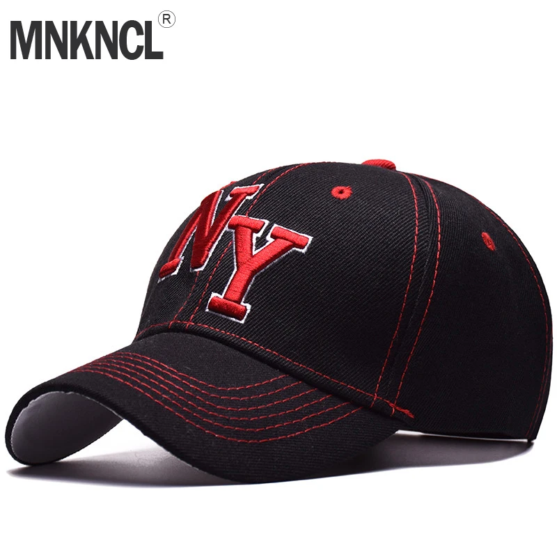MNKNCL высокое качество унисекс 100% хлопок уличная бейсболка NY вышивка Snapback модные