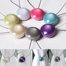 Curtain Straps Tied Resin Home Decor Curtain Holder Magnet Simple Cat-eye Curtain Buckles European Style Curtains Accessories Curtain Straps Tied Resin Home Decor Curtain Holder Magnet Simple Cat-eye Curtain Buckles European Style Curtains Accessories