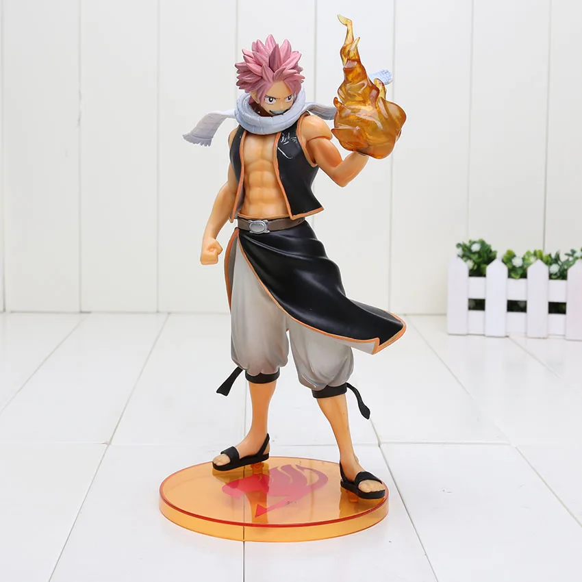 Natsu Dragneel Гари Люси Эрза аниме Fairy Tail ПВХ фигурка игрушка в виде фигурки Модель - Цвет: Natsu no box