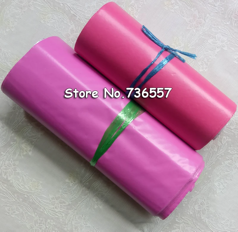 23* 35cm100PCS розовый цвет конверт/почтовый пакет/курьерский Конверт Экспресс-сумка