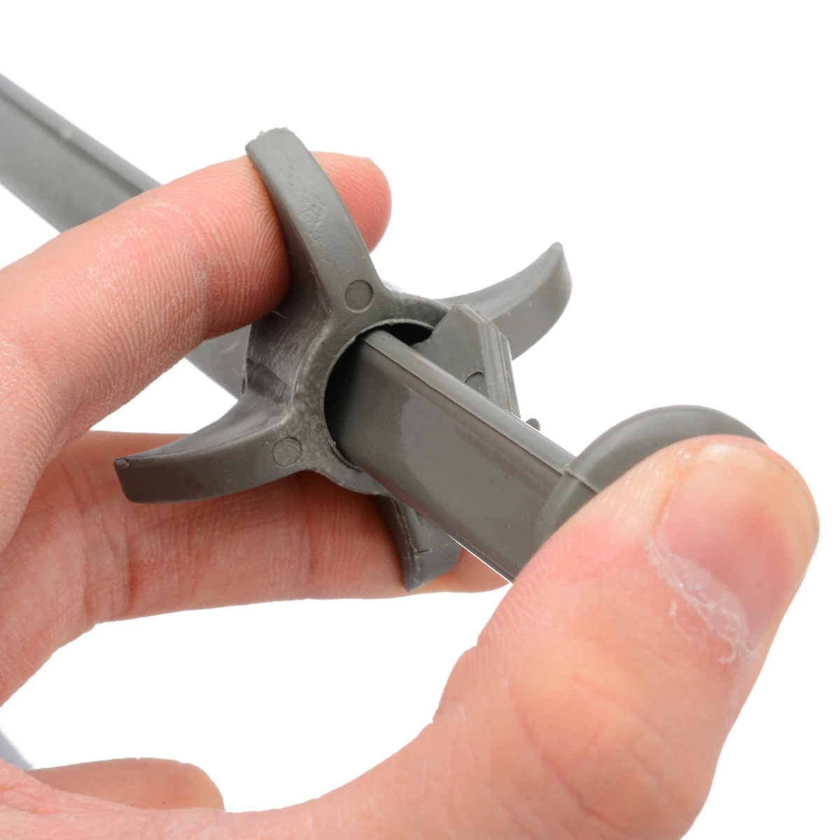 1pcs 50cm Dark Gray Long Aquarium Fish Tank Plastic Plant Pruning Tongs Tweezer Pliers Fish Tank Cleaning Tool