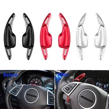 

Areyourshop New Steering Wheel Shift Paddle Shifter Extension For Chevrolet Camaro 2016 2017 2018 2019 Car Accessories Parts