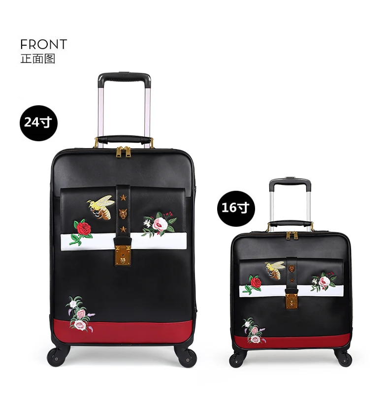 US $108.42 CARRYLOVE Fashion Luggage Series 162024 Inch Size High Quality Embroidery Rolling Luggage Spinner Brand Travel Suitcase