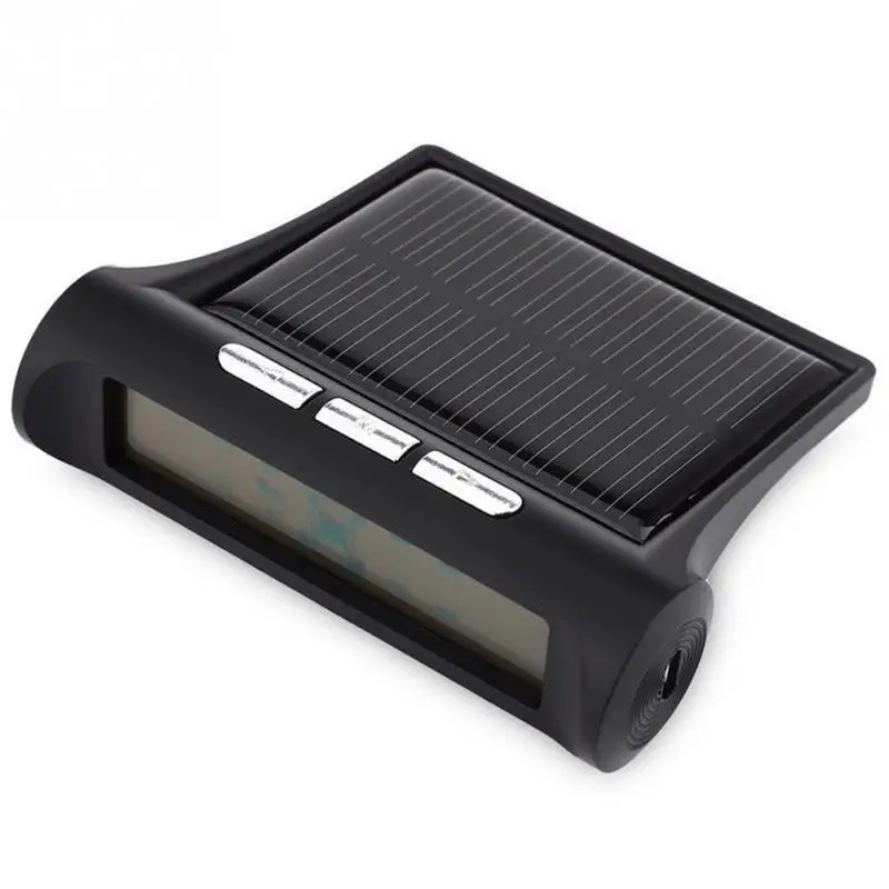 

Solar Wireless TPMS Car Tire Pressure LCD Monitoring System +4 External Sensors Waterproof