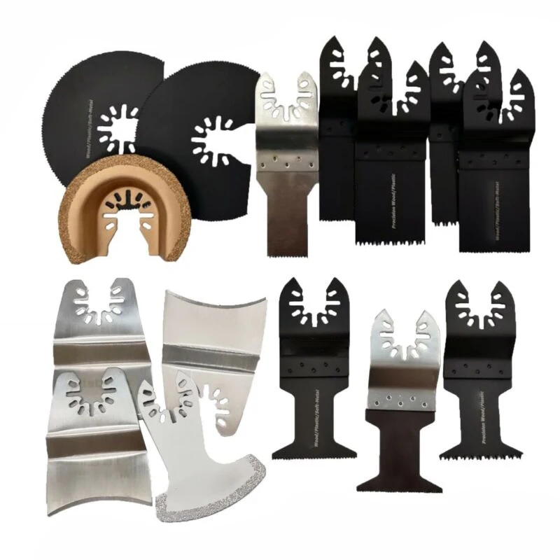 

15pcs/Set Edge Scraper MultiTool Oscillating Tool Accessories For PorterCable Black & Decker Replacement Accessories