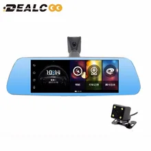 Dealcoo 8″ IPS 4G Special Car DVR Camera Mirror GPS Bluetooth WIFI 16GB Android 5.1 Dual Lens FHD 1080p Video Recorder Dash Cam