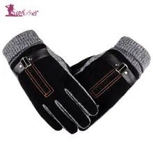 Lurehooker мужские зимние теплые кожаные лыжные перчатки для спорта на открытом воздухе ветрозащитные перчатки для сноуборда перчатки для велоспорта лыжные перчатки для мужчин s