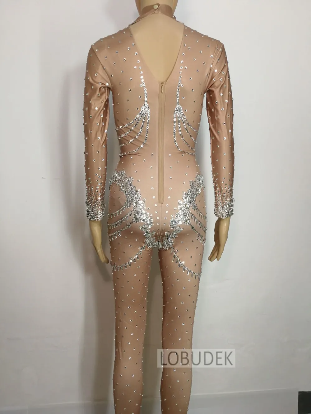 Женский костюм со стразами яркий для танцев ночного клуба вечеринки|sexy jumpsuit|jumpsuit