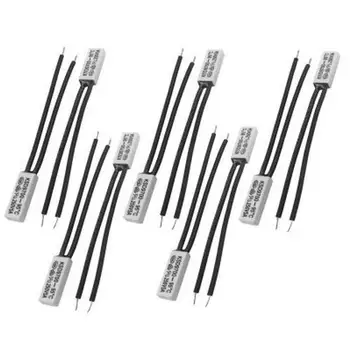 

10pcs 250V 5A Bimetal Temperature Control Switch Thermostat 45-150C N.O KSD9700