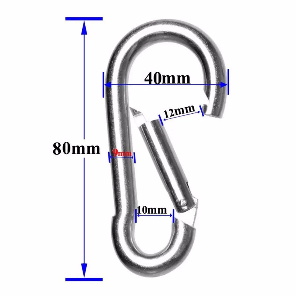 Гамак качели пряжка с застежкой-крючком карабин быстрый подвесной крюк для ремней выживания на открытом воздухе застежка оборудование для кемпинга инструменты